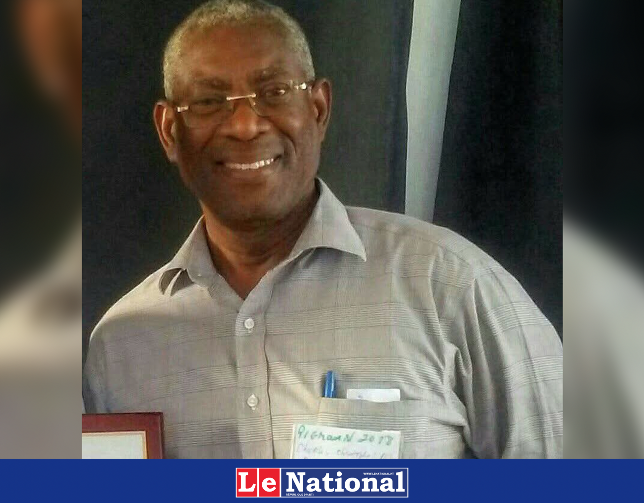 Tapi wouj pou Akademisyen Christophe Philippe CHARLES nan 31èm edisyon Livres en folie